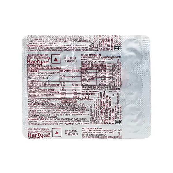 Harty Plus Soft Gelatin Capsule